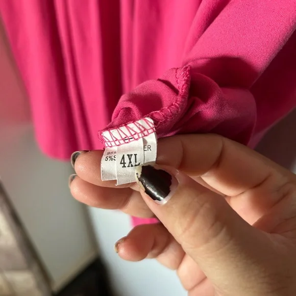 Women's Pink Top - Picture 4 of 5